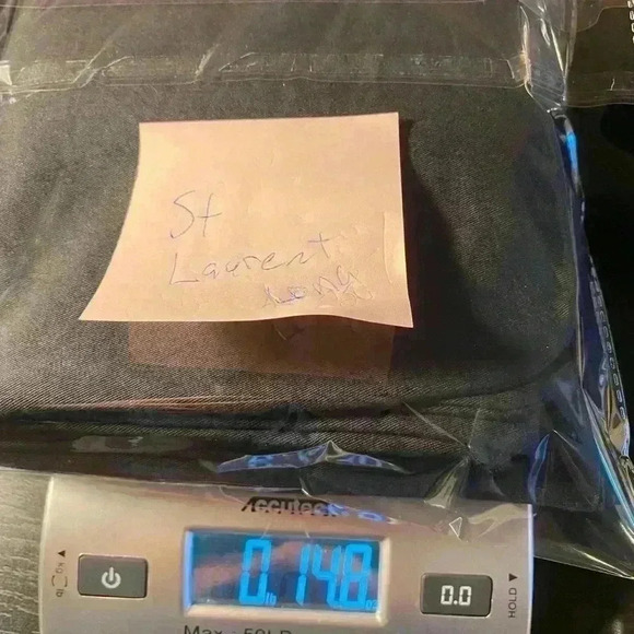 Saint Laurent garment extra long black fabric bag 65x23 - Picture 13 of 13